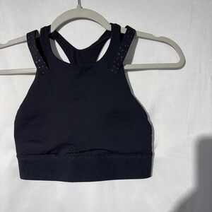 Lululemon Athletica Black High-Neck Tank Top